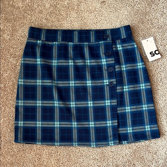 SO Dresses & Skirts - NWT SO Plaid Mini Skirt